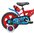 Vélo 12'' Spiderman équipé de 1 frein, garde boue, bidon, plaque avant, stabilisateurs et CASQUE