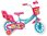Vélo 12'' Fille "Princesse des Sables" - 2 à 4 ans avec 1 frein,  panier avant et porte poupée