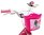 Vélo Enfant 14'' Barbie / Mattel avec Panier avant et Porte Poupée arrière + 2 Stabilisateurs