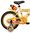 Vélo 14'' garçon " PRINCE DES SABLES " - 2 freins avec Bidon arrière & Plaque avant décorative
