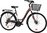 Vélo de ville 28'' en aluminium de Taille L équipé de 18 Vit., potence réglable, dérailleur Shimano