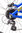 Vélo VTT 26'' Mixte " ATLAS " Cadre Rigide Aluminium - Fourche Télescopique - Equipement Shimano
